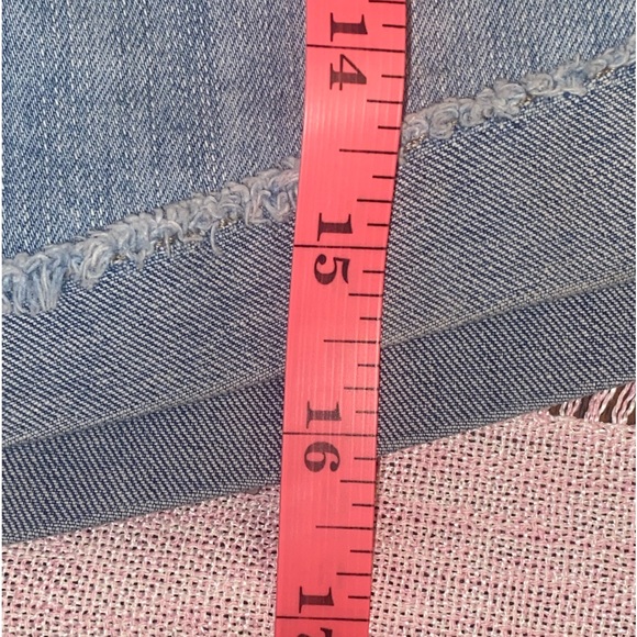Torrid  Perfect Vintage Stretch Mid-Rise Cuffed Denim 
Shorts, 5” inseam, sz 14 - Picture 13 of 13